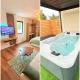 Studio with private spa, close to golf and lake, Villerest