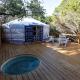 Cozy Couples Yurt with Hot Tub in Dripping Springs, Texas, Hammetts Crossing (zdjęcie 3)