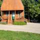Comfortable Camping Cabins with View of the Cedar River for a Family Weekend Getaway, Columbus Junction