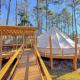 Cozy Glamping Tent with Rain Shower in Calabash, North Carolina, Iredell