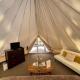 Cozy Glamping Tent with Rain Shower in Calabash, North Carolina, Iredell (fotografie 4)