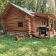 Secluded Rustic Cabins with Private Pond & Trails near ORV Routes in White Cloud, Michigan, Ramona