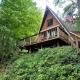 Secluded A-Frame Cabin with Private Riverfront on Little Manistee River near Tustin, Michigan, Luther