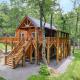 Six-Person Elevated Cabin in the Trees near Black Mountain, North Carolina, Ridgecrest