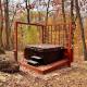 Red A Frame Shenandoah Escape Fire Pit BBQ, Harpers Ferry - Fotografie 3