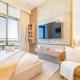 Studio Near Meydan Golf Club, 15-Minute Drive to Dubai Mall, Burj Khalifa and Downtown Attractions, Azizi Riviera 46, Al Merkadh by Deluxe Holiday Homes, Dubai - Photo 7