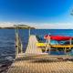 Spacious Leech Lake Home on 2 Private Acres, 200' of lake shore 15 Minutes to Walker with boat lift, dock, swimming, fire pit, Walker (zdjęcie 2)