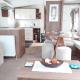 Modern 2017 model Delta Sienna static caravan in Clarach Bay
