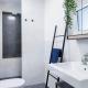 ALFA Stuttgart Doppelzimmer Teeküche Porsche Bosch l Gemeinschaftsbad WIFI SmartTV l Terrasse l Double room with kitchenette and shared bathroom l Terrace BS21A4, Štutgart (fotografie 7)