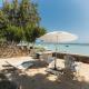 Exceptional beachfront villa with lagoon view