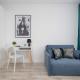 Blue Apartment in Warsaw with Desk for Remote Work and Parking by Noclegi Renters, Warszawa - Zdjęcie 6