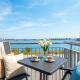 Santiano Flat- Balkon, Blick auf den Hafen, Olpenitz