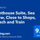 Penthouse Suite, Sea View, Close to Shops, Beach and Train, St. Leonards (fotografie 2)