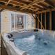 Cosy Studio Cabin with Optional extra Hot Tub Lilliput near Sandbanks beach