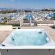 ROOFTOP -Vue port, 4 pers, climatisé, terrasse, jaccuzi, parking