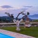 Private Pool with Sea & Mountain View ,Full Privacy - Villa Kyriaki, Kissamos (foto 7)