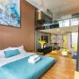 Ferienwohnungen - Guangzhou, Lavendar Duplex Apartment