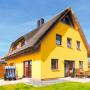 Dovolenkové domy - Vieregge, Reetdachhaus mit Sauna und Boddenblick - D 128.036