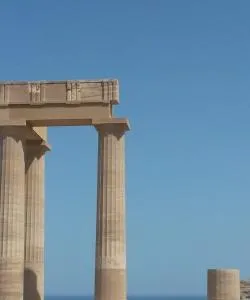 One of the most visited landmarks in Lindos.