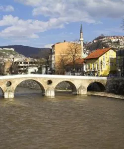One of the most visited landmarks in Sarajevo.