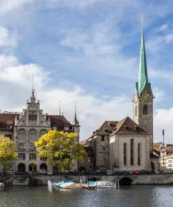 One of the most visited landmarks in Zurich.
