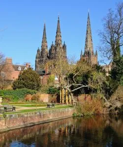 Uno de los lugares de interés más visitados de Lichfield.