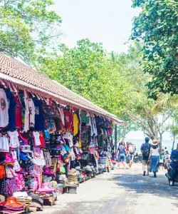 One of the most visited landmarks in Kuta.
