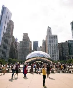 One of the most visited landmarks in Chicago.