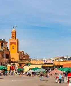 One of the most visited landmarks in Marrakesh.
