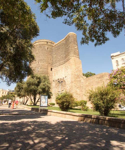 Um dos lugares mais visitados em Baku.