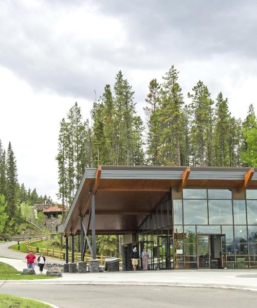 Um dos lugares mais visitados em Banff.