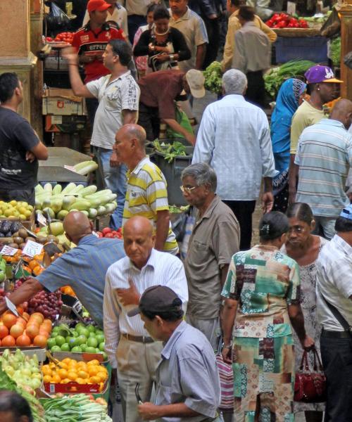 Uma das atrações mais visitadas em Port Louis