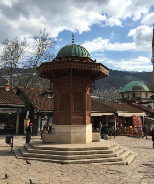 One of the most visited landmarks in Sarajevo.