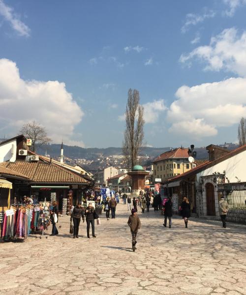 Eitt af mest heimsóttu kennileitunum í Sarajevo.