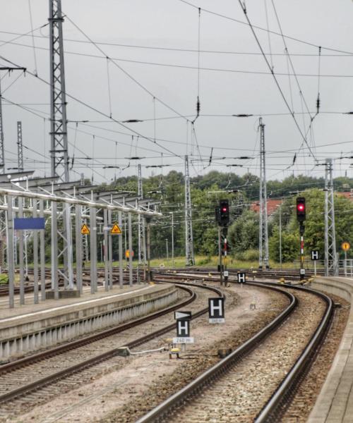 Um dos lugares mais visitados em Rostock.