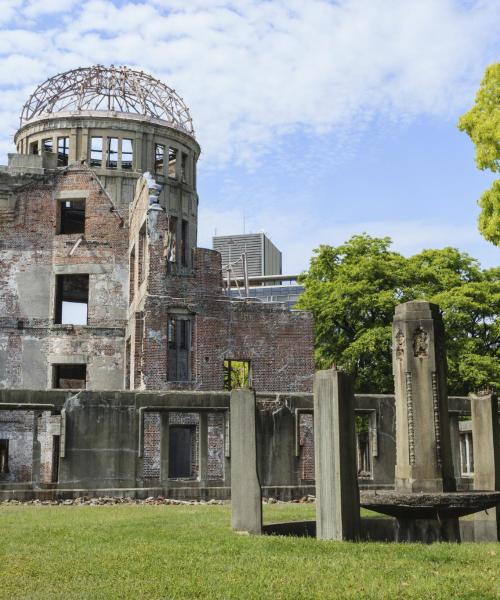 Um dos lugares mais visitados em Hiroshima.