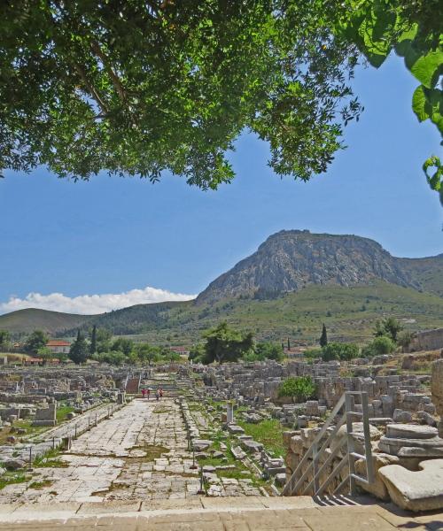 Un des lieux d'intérêt les plus visités à Corinthe.