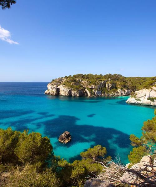 One of the most visited landmarks in Cala Galdana.