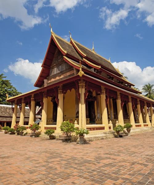 One of the most visited landmarks in Vientiane. 