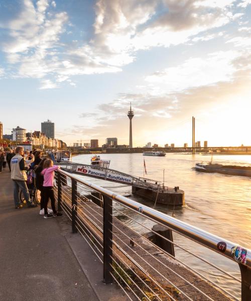 Ena najbolj obiskanih znamenitosti v mestu Düsseldorf.
