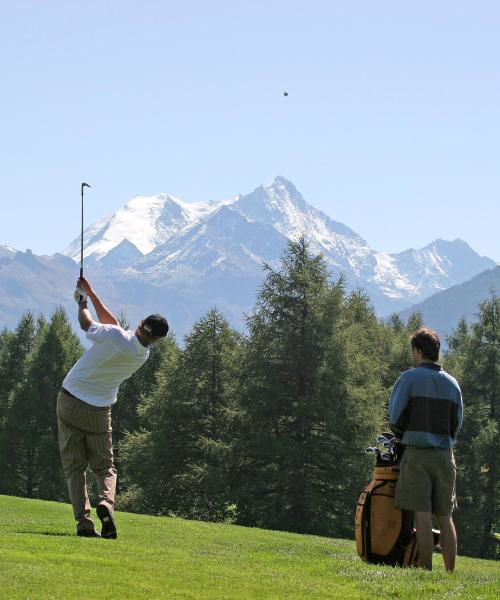 Isa sa mga pinakasikat na landmark sa Crans-Montana.