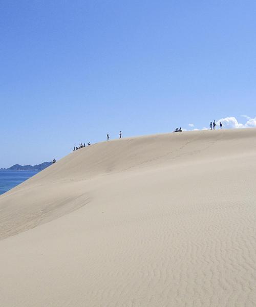 Een van de meest bezochte bezienswaardigheden in Tottori.