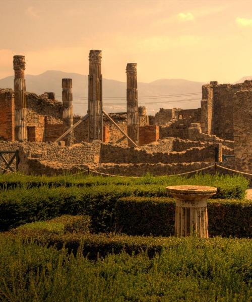 One of the most visited landmarks in Pompei. 