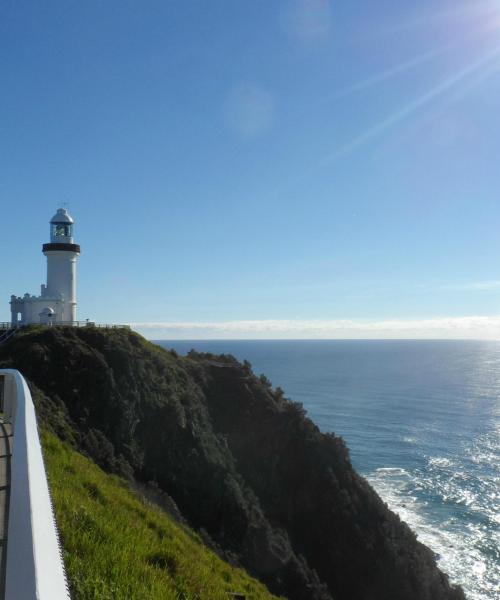 Un dels llocs d'interès més visitats a Byron Bay.