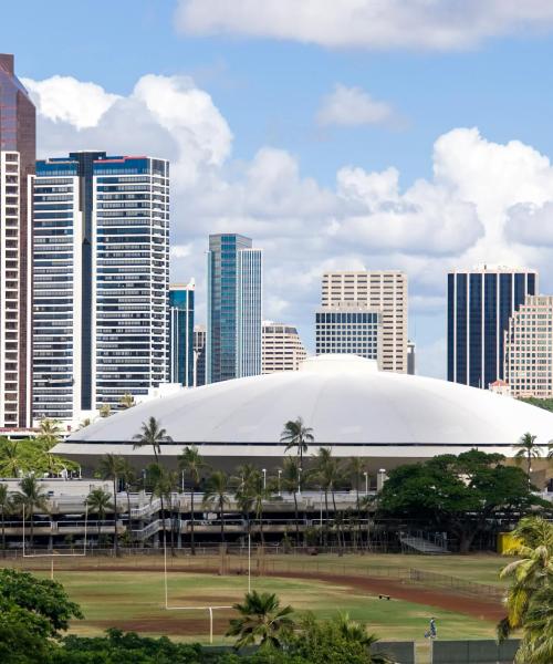 One of the most visited landmarks in Honolulu. 