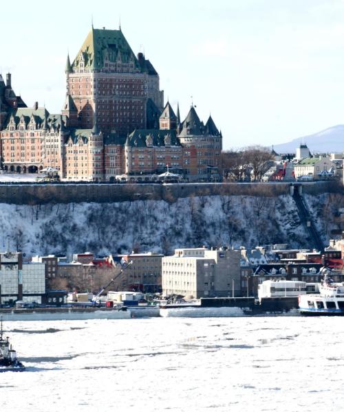 One of the most visited landmarks in Quebec City.