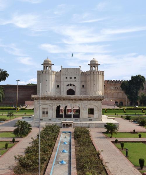 Um dos lugares mais visitados em Lahore.