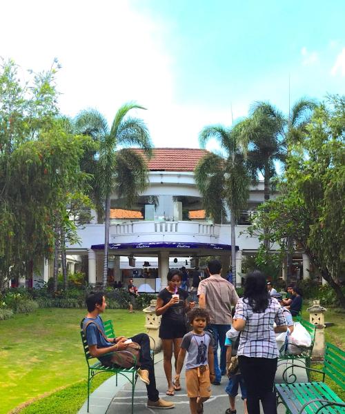 One of the most visited landmarks in Kuta.
