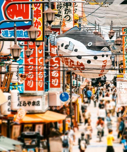 One of the most visited landmarks in Osaka.