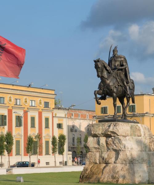 Una dintre cele mai vizitate atracții din Tirana.